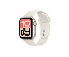 Išmanusis laikrodis Apple Watch SE 3 GPS + Cellular 40mm Starlight aliuminio korpusas su smėlio spalvos sportine apyranke - M/L