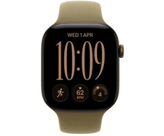 Išmanusis laikrodis Apple Watch Series 12 (bronzinis, aliuminis, 42 mm, sportinis dirželis Oliv S/M)