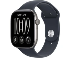Išmanusis laikrodis Apple Watch Series 12 46mm Kosminė pilka/Navy Mėlyna Band S/M (MJEH4ET/A)
