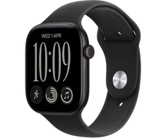 Išmanusis laikrodis Apple Watch Series 12 Cellular 46mm Juodas/Juodas Band S/M (MJG84ET/A)