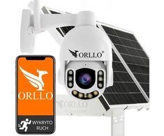 Išorinė pasukama GSM kamera su SIM kortele Orllo Z7 PRO + saulės baterijos skydelis SM6030 Pro