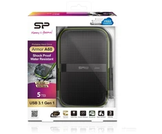 Išorinis kietasis diskas HDD Silicon Power Armor A60 5TB Juodas-Žalias (SP050TBPHDA60S3K)