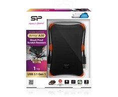 Išorinis kietasis diskas HDD Silicon Power Armor A30 1TB Juodas (SP010TBPHDA30S3K)