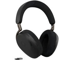 Jabra Evolve3 85 UC Belaidės Bluetooth ausinės su USB-A dongle, ANC (aktyvus triukšmo slopinimas) Juodas