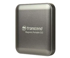 TRANSCEND 1TB Išorinis kietasis diskas SSD ESD420C USB 20Gbps Type C Magsafe Gray Steel