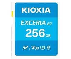 Kioxia Holdings Corporation KIOXIA SD atminties kortelė Exceria 256GB Gen 2.