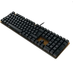 Klaviatūra CHERRY KC 200 MX MX2A Silent Raudona - Juodas