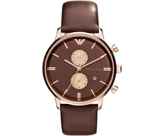 Laikrodis ARMANI AR0387. Kwarcowy, Kolor ruda. Mężczyzna.