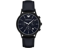 Laikrodis ARMANI AR2481. Kwarcowy, Kolor juoda. Mężczyzna.