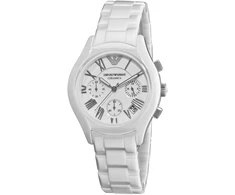 Laikrodis ARMANI AR1404. Kwarcowy, Kolor balta. Unisex.