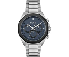 Laikrodis BOSS 1514015. Kvarcas, Spalva mėlyna. Žmogus.