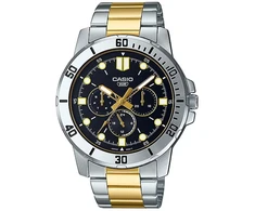Laikrodis CASIO MTPVD300SG1EU. Kwarcowy, Kolor juoda. Mężczyzna.