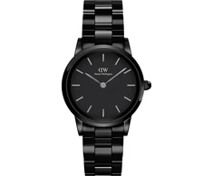 Laikrodis DANIEL WELLINGTON DW00100414. Kvarcas, Juoda Spalva. Moteris.