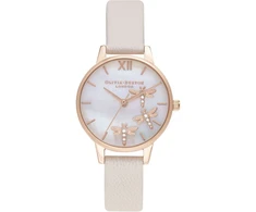 Laikrodis OLIVIA BURTON OB16GB01. Kwarcowy, Kolor balta. Kobieta.