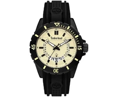 Laikrodis TIMBERLAND Vyrams 15578JSB-14P (MEDFORD 46MM rusvai gelsvas 3H Data Juodas Silikonas)