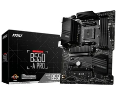 Pagrindinė plokštė MSI Pamatplāksne B550 A-PRO AM4 4DDR4 HDMI/DP M.2 ATX