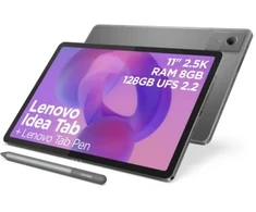 Planšetė Lenovo Idea Tab 11" planšetinis kompiuteris Wi-Fi 8GB/256GB su Tab Pen, Luna Pilkas (TB336FU)