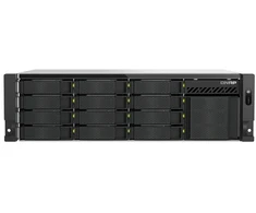 QNAP TS-h1655XeU-RP-8G | 16 vietų plokščias NAS serveris, Intel, 8GB RAM, 2x 10Gb Base-T, RP, RACK