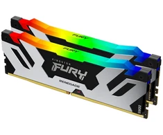 RAM Atmiņa Kingston Fury Renegade RGB, DDR5, 96 GB, 6400MHz, CL32 (KF564C32RSAK2-96)