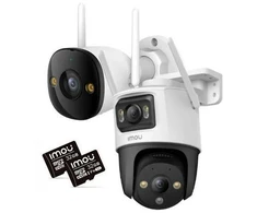 Rinkinys 2 IP kamerų Imou bullet 3 5MP ir Cruiser Dual 10MP su 32GB atminties kortelėmis