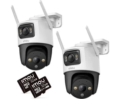 Rinkinys 2 IP kamerų IMOU Cruiser Dual 10MP (5MP + 5MP) su 32GB atminties kortelėmis