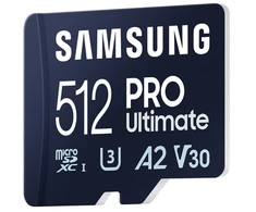 Samsung Pro Ultimate Micro SDXC atminties kortelė 512 GB Class 10 UHS-I/U3 A2 V30 (MB-MY512SA/WW)