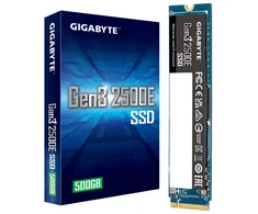 SSD diskas Gigabyte Gen3 2500E 500GB M.2 2280 PCI-E x4 Gen3 NVMe (G325E500G)