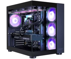 Stacionarus kompiuteris Žaidimų kompiuteris Hyrican COUGAR FV150 BK (7541) Ryzen 9 9950X3D vandens aušinimas 64GB/2TB SSD RTX 5080 Win11 Juodas