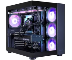 Stacionarus kompiuteris Žaidimų kompiuteris Hyrican COUGAR FV150 BK (7891) Ryzen 7 9800X3D vandens aušinimas 32GB/1TB SSD RTX 5080 Win11 Juodas