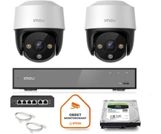 Stebėjimo sistema Imou 2x IP kamera Cruiser 4MP POE