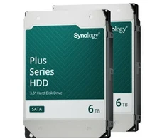 Synology 2x HAT3300-6T 8TB - 2x 6 TB 5400 rpm 256 MB 3,5 colių SATA 6 Gbit/s CMR dvigubas paketas