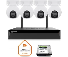 Wi-Fi stebėjimo sistema EZVIZ 4x H80x Dual 4K 8MP+2MP 4mm