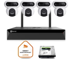 Wi-Fi stebėjimo sistema EZVIZ 4x H90 4MP+4MP
