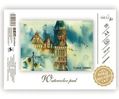 Smiltainis Akvarelinis sąsiuvinis SMLT, A4, 200 g, klijuotas, (10) 0708-205