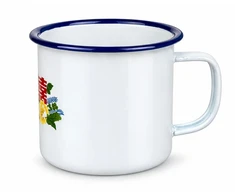 Emaliuotas puodelis 9 cm