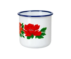 Emaliuotas puodelis 9,5 cm