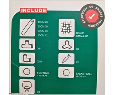 Futbolo-krepšinio rinkinys vaikams ZG270-216