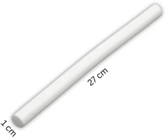 Klijų lazdelė pistoletui 1vnt. 1*27cm balta 011403