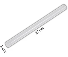 Klijų lazdelė pistoletui 1vnt. 1*27cm skaidri 011405