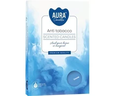 Aura Kvepiančios žvakutės Anti Tobacco 6vnt