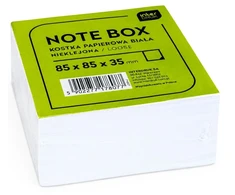 Interdruk Lapeliai užrašams 8,5x8,5x3,5cm, balti neklijuoti