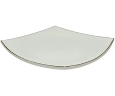 Lėkštė balta 22.5*22.5*2.5cm Danny Home