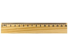 Liniuotė medinė 15 cm