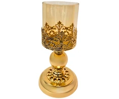 Metalinė žvakidė su stikliuku S655C