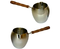 Metaliniai prikaistuvai kavai 2vnt 700ml 7852