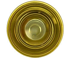 Metalinis dubenėlis aukso spalvos 22cm 6630-22