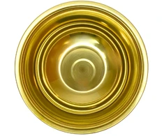 Metalinis dubenėlis aukso spalvos 28cm 6630-28