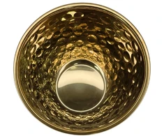 Metalinis dubuo aukso spalvos 18cm 3397-18