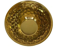 Metalinis dubuo aukso spalvos 20cm 3397-20