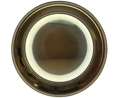 Metalinis padėklas 34cm apvalus aukso spalvos 8373-34